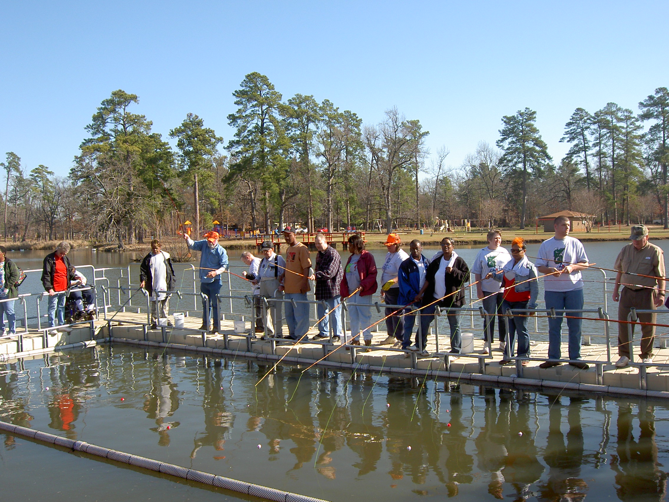 Fishing Tournament at Spring lake Park